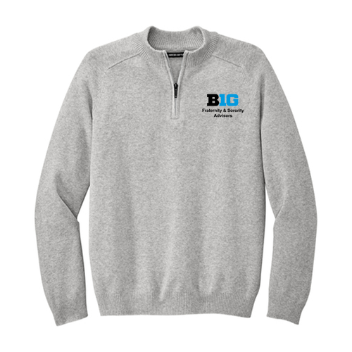 Mercer+Mettle 1 / 4-Zip Sweater -- Gusty Grey Heather