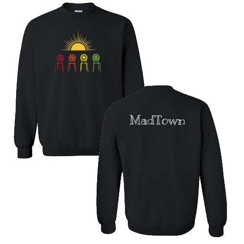 Gildan Heavy Blend Crew Neck Sweatshirt -- Black