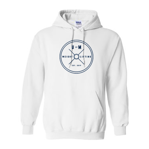 Mens/Unisex Gildan Heavy Blend Hooded Sweatshirt -- White