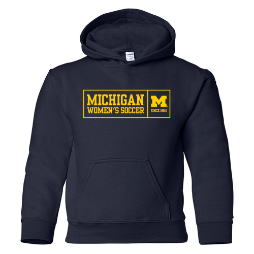 Youth Gildan Heavy Blend Hooded Sweatshirt -- Navy