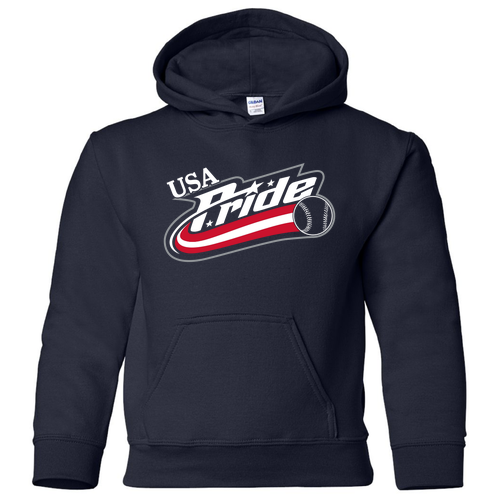 Gildan Heavy Blend Youth Hooded Sweatshirt -- Navy