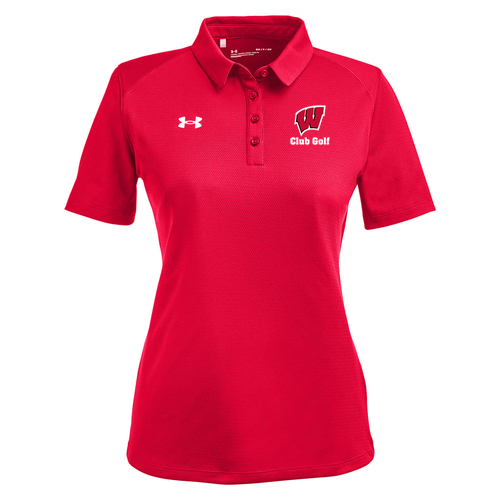Under Armour Ladies' Tech Polo -- Red / White _600