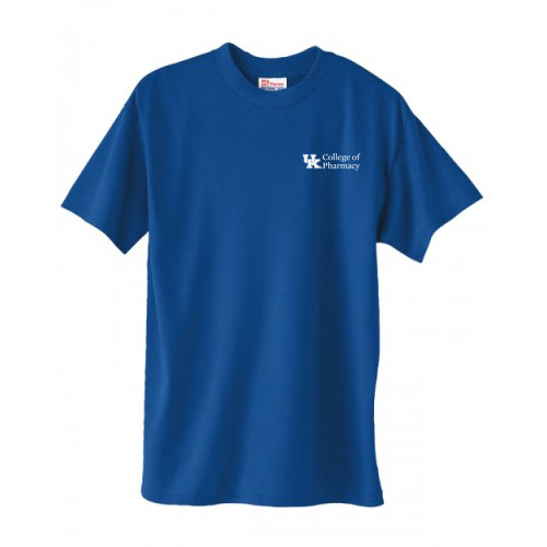 Hanes EcoSmart Adult Heavyweight 50/50 T-Shirt -- Deep Royal