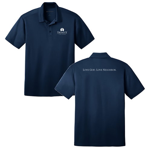 Port Authority Silk Touch Performance Polo -- Navy