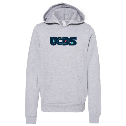 Bella Canvas Youth Sponge Fleece Hooded Sweatshirt -- Athletic Heather