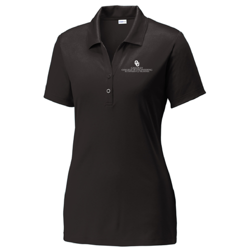 Ladies Sport-Tek  PosiCharge  Competitor  Polo -- Black