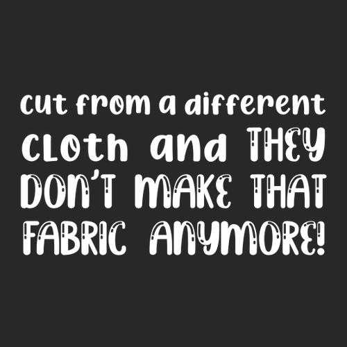 Cut From a Different Cloth Unisex SoftStyle T-Shirt -- Black