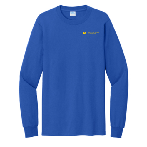 Port and Company Tall Long Sleeve Essential T-Shirt -- Royal, $15