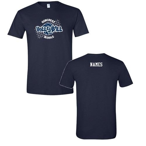 Gildan SoftStyle Fitted T-Shirt -- Navy