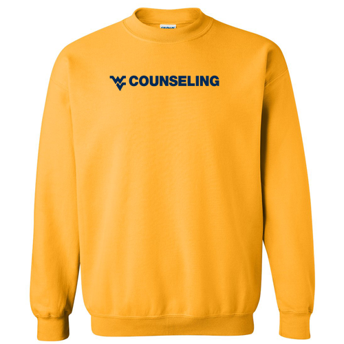 Gildan Heavy Blend Crew Neck Sweatshirt -- Gold