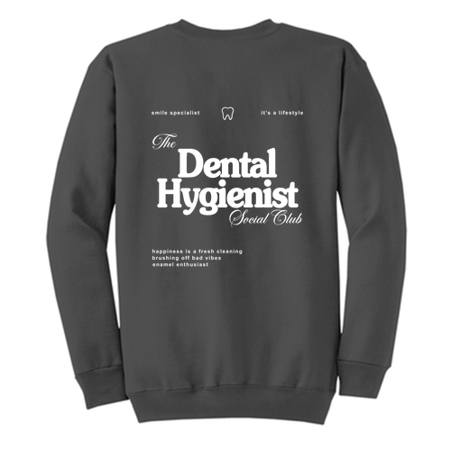 Port and Company Classic Crewneck Sweatshirt -- Charcoal