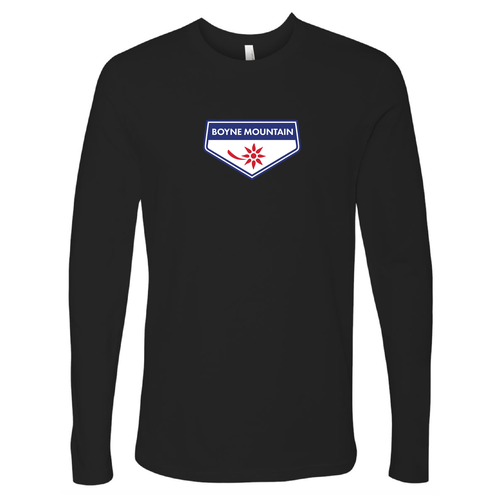 Boyne Mountain Logo 1 Full color -- Long sleeve Black