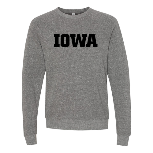 Bella Canvas Unisex Sponge Fleece Raglan Sweatshirt -- Deep Heather