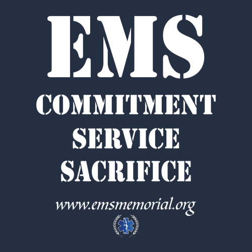 National EMS Memorial Unisex Long-Sleeve Tee Navy