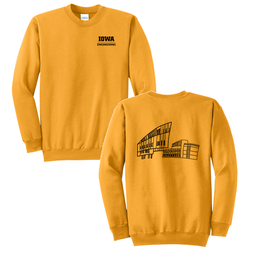 Port and Company Classic Crewneck Sweatshirt -- Gold