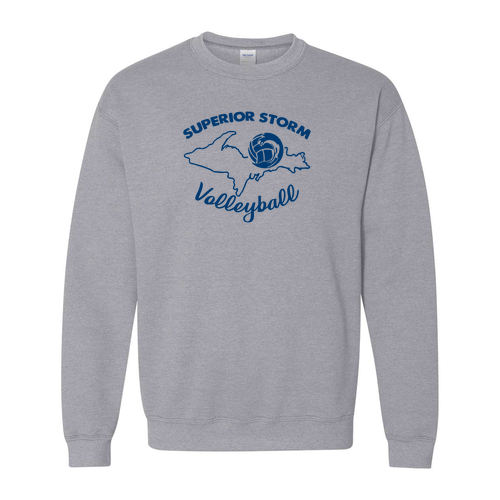 Gildan Heavy Blend Crew Neck Sweatshirt -- Sport Grey