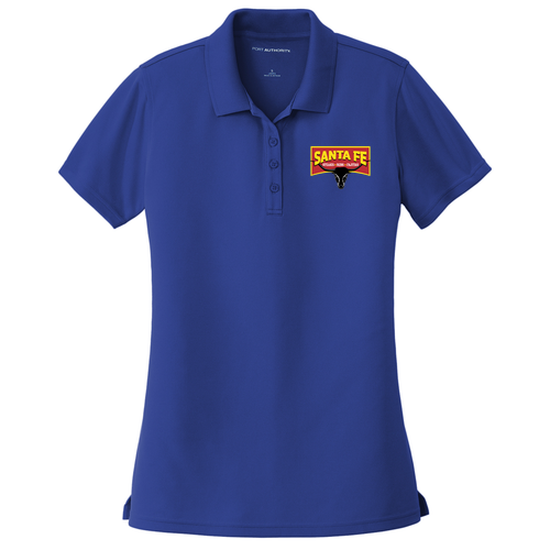Ladies Port Authority Dry Zone UV Micro Mesh Polo Embroidered -- True Royal