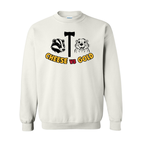 Gildan Heavy Blend Crew Neck Sweatshirt -- White
