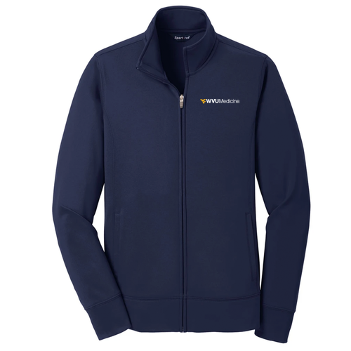 Sport Tek Ladies Sport Wick Fleece Full Zip Jacket -- Navy