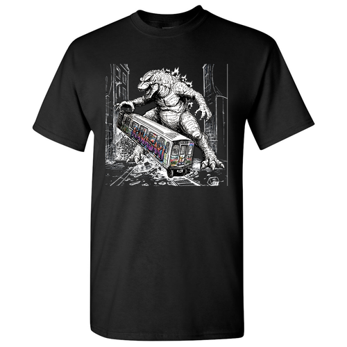 Grafitti Godzilla Tee