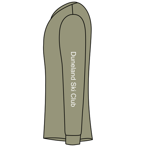 J America Vintage Long Sleeve Thermal T Shirt -- Olive