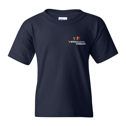 YOUTH Gildan Heavy Cotton Basic T-Shirt -- Navy