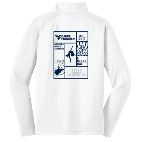 Sport Tek Sport Wick Stretch Half Zip Pullover -- White