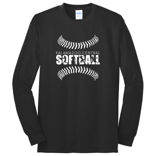 Port and Company Long Sleeve 50/50 T Shirt -- Jet Black