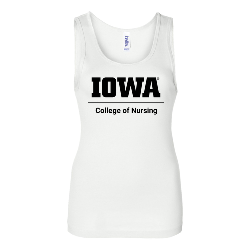 BELLA+CANVAS Women’s Baby Rib Tank -- White