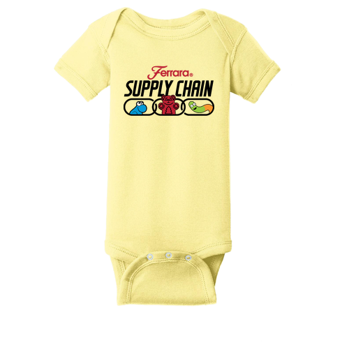 Rabbit Skins Lap Shoulder Onesie -Infant -- Banana