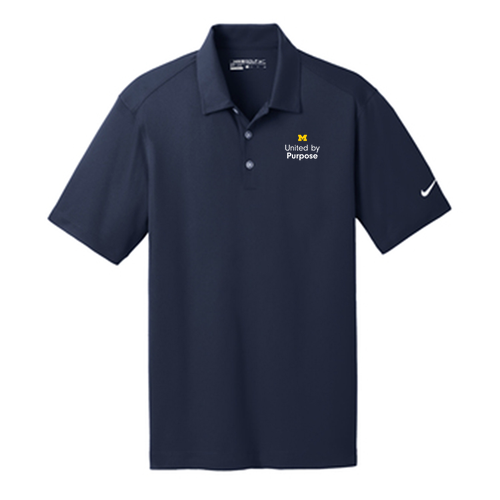 Nike Golf Dri Fit Vertical Mesh Polo -- Marine