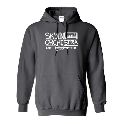 Gildan Heavy Blend Hooded Sweatshirt -- Charcoal