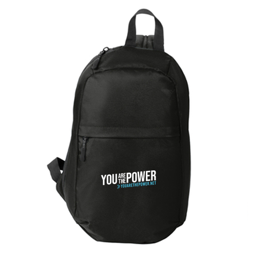 Port Authority Crossbody Backpack -- Deep Black