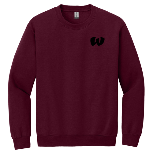 Gildan Heavy Blend Crew Neck Sweatshirt -- Maroon