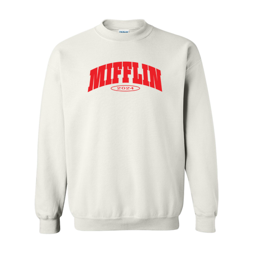 Gildan Heavy Blend Crew Neck Sweatshirt -- White