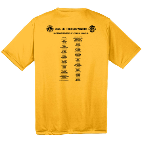 Sport Tek Competitor Tee -- Gold