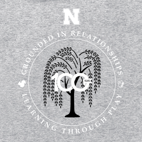 Ladies Adult 100 Years Hoodie -- Athletic Heather