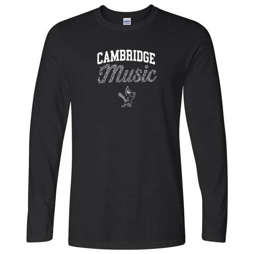 Gildan Softstyle Longsleeve T Shirt -- Black