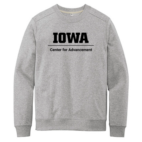 District Re-Fleece Crew -- Light Heather Grey