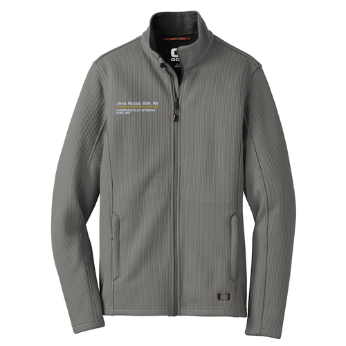 Gender Care Heart OGIO Grit Fleece Jacket -- Gear Grey
