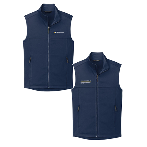 Port Authority Collective Smooth Fleece Vest -- River Blue Navy