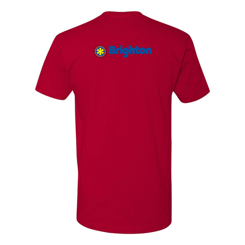Brighton Logo 2 Full color -- Short Sleeve Red