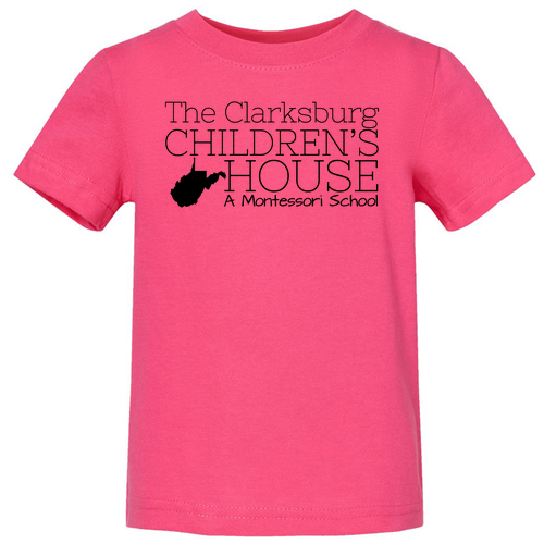 Rabbit Skins Infant Fine Jersey T-Shirt -- Hot Pink