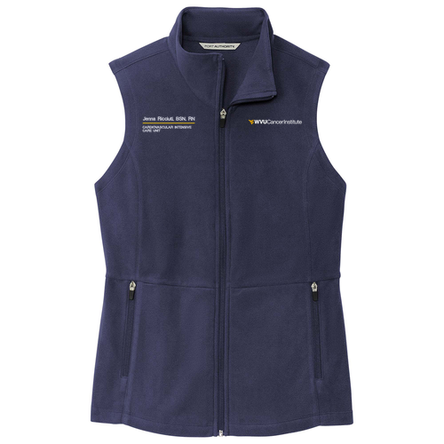 Port Authority Ladies Accord Microfleece Vest -- Navy