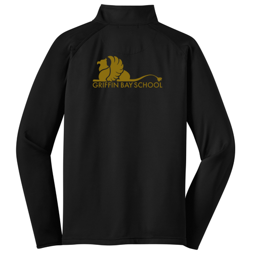 Sport Tek Sport Wick Stretch Half Zip Pullover -- Black