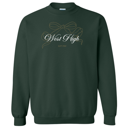 Gildan Heavy Blend Crew Neck Sweatshirt -- Forest Green