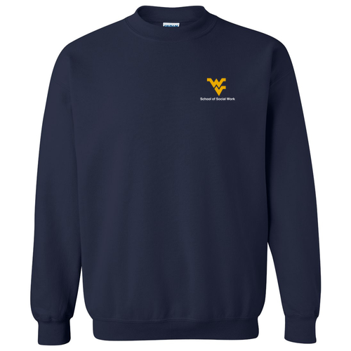 Gildan Heavy Blend Crew Neck Sweatshirt -- Navy