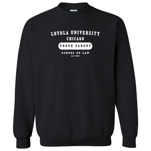 Proud Parent Crewneck Sweatshirt -- Black