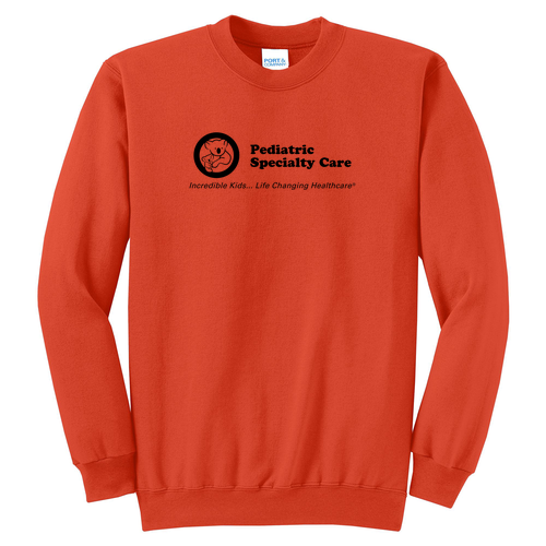 Port and Company Classic Crewneck Sweatshirt -- Orange