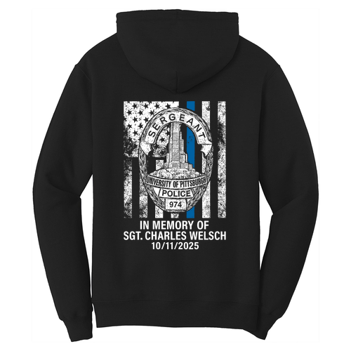 Port and Company Core Fleece Pullover Hooded Sweatshirt -- Jet Black
